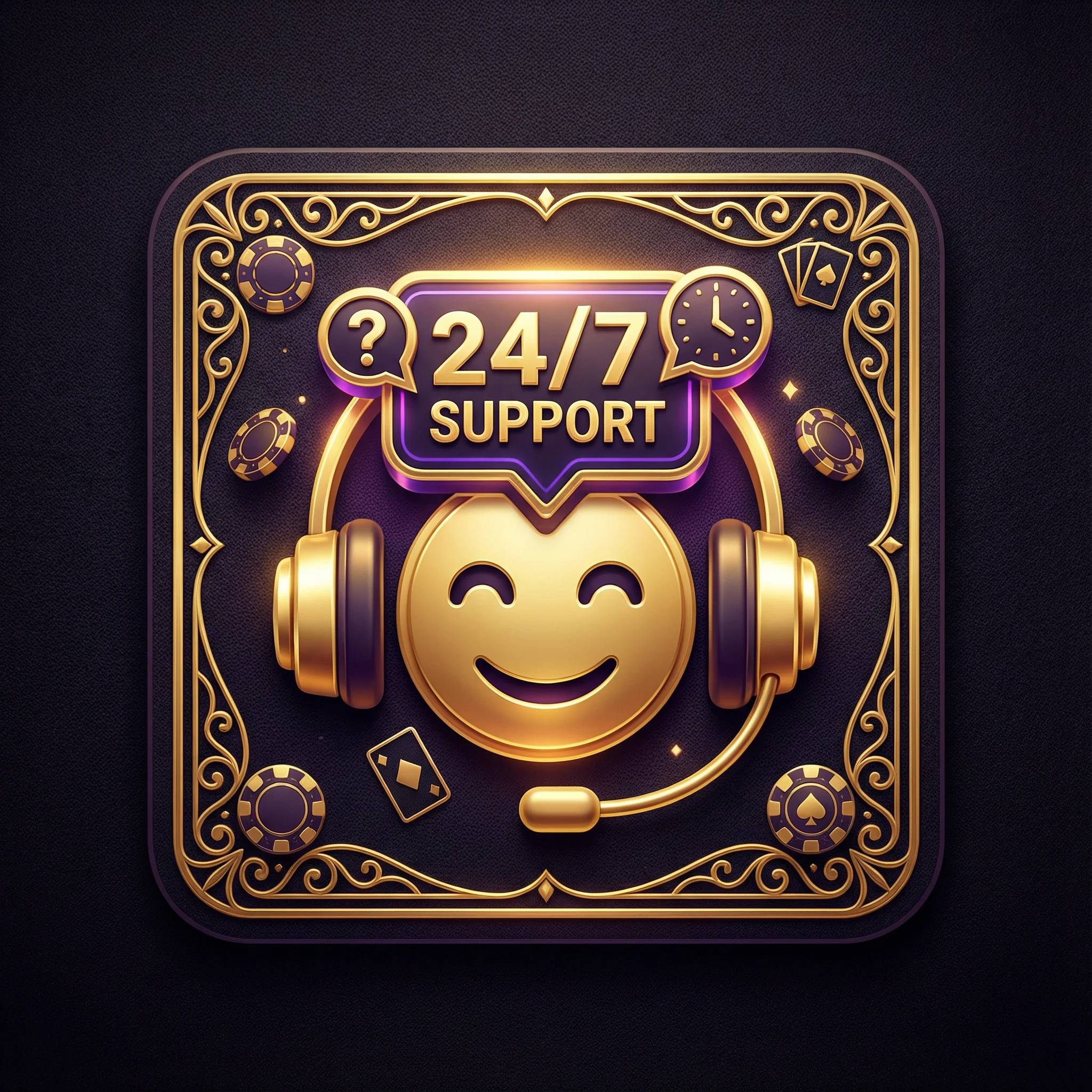 Chat en vivo 24/7 para soporte de casino